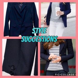 🦋NWOT Navy Blue Blazer
